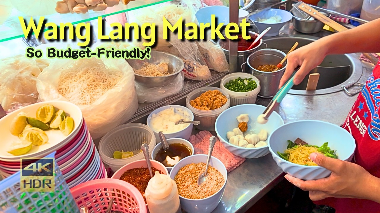[BANGKOK] Unbelievable Street Food Prices 🍢 Wang Lang Market