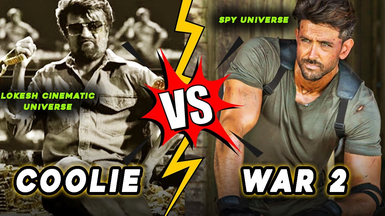 CLASH of the YEAR...! Coolie Vs War 2 | Rajnikanth Vs Hrithik | Common Entertainer