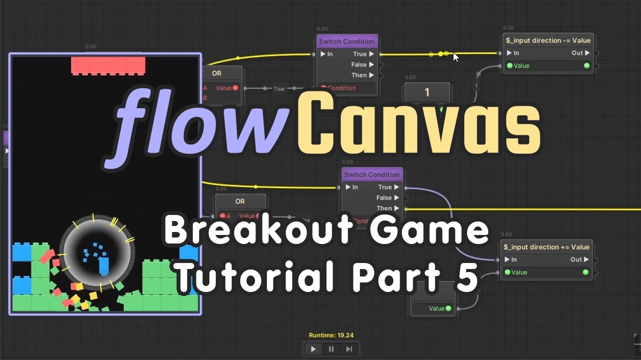 Breakout Game Tutorial with FlowCanvas Visual Scripting in Unity (Part 5: Adding Juice)