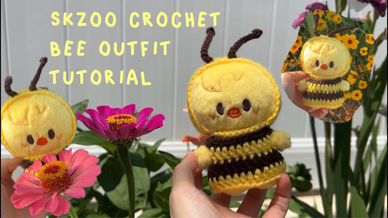 SKZOO Crochet Bee Outfit Tutorial