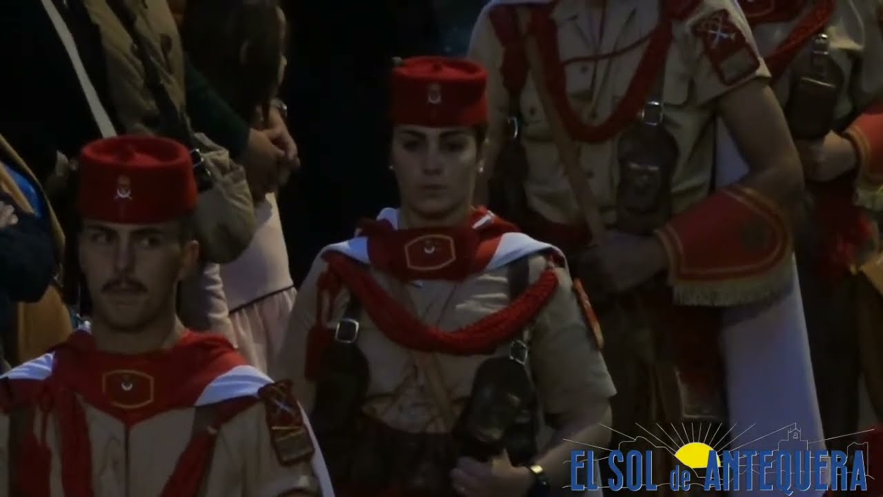 Procesión de ‘‘Arriba’ el Viernes Santo de 2023 en Antequera