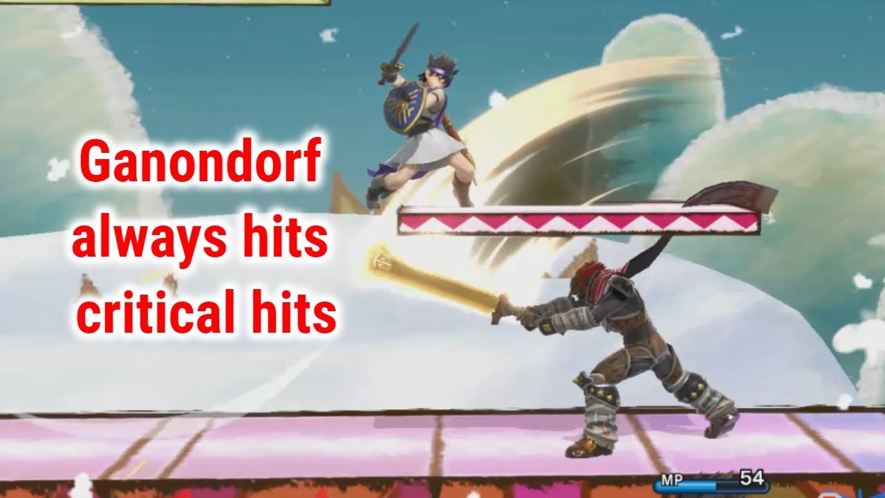 Ganondorf always hits critical hits