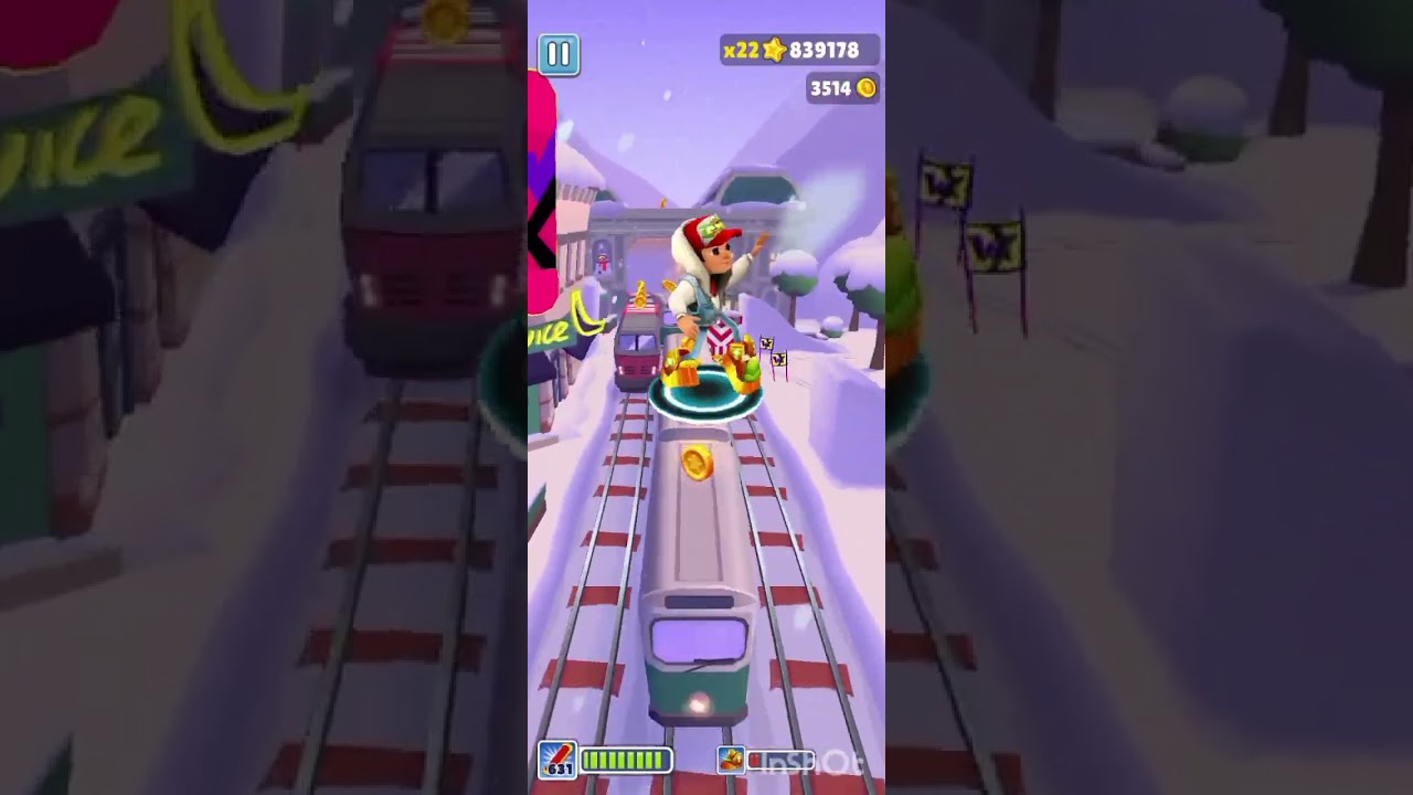 High score in Supway surf  #Supway #Funny   اعلى اسكور فى سبواى