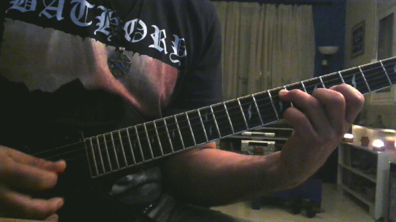 Bathory - Song to Hail up High guitar cover