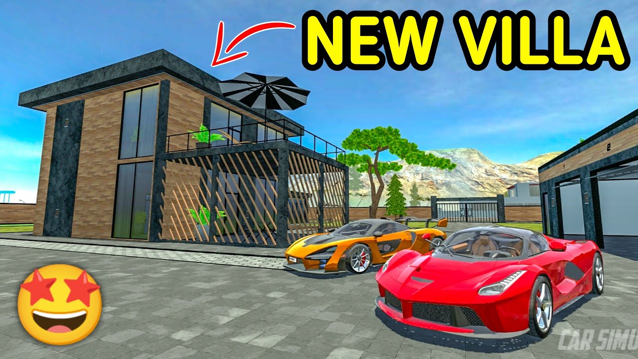 Car Simulator 2 - Casa di Vetro New Villa Purchased for Real Money- Realistic Villa🤩Android Gameplay