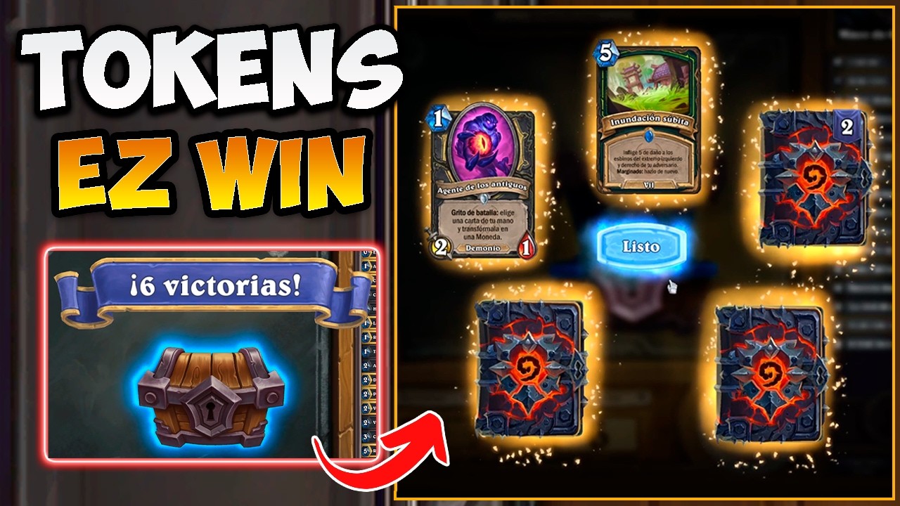 PRIMERA GRESCA con 6 VICTORIAS con TOKENS !!│GRESCA DRUIDA │CATACLISMO HEARTHSTONE