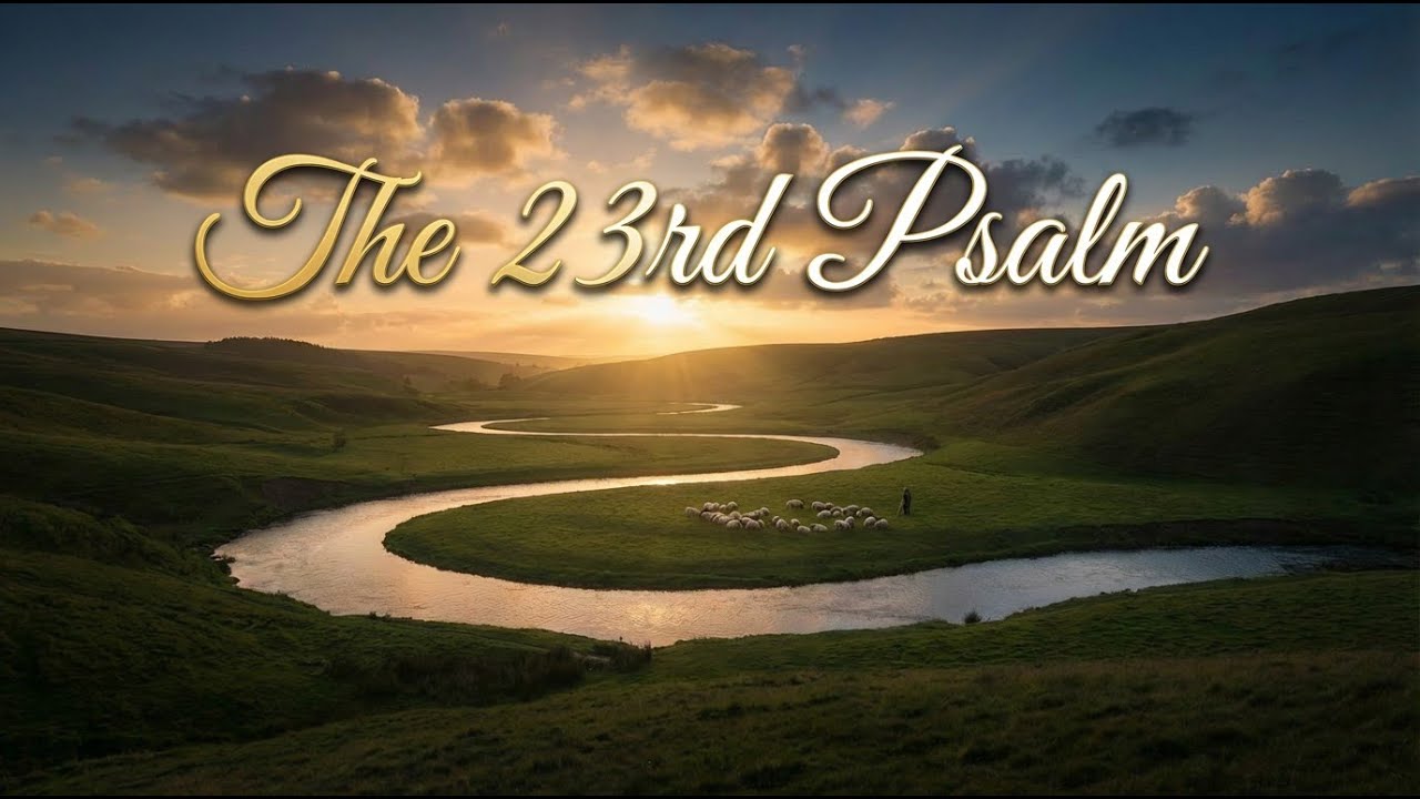 Psalm 23 (The Lord Is My Shepherd) | Peaceful Gospel Worship with Still Waters