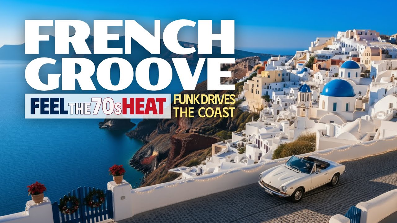 FRENCH GROOVE | Fiat 124 Spider Drive in Santorini &ndash; 70s Funk Escape