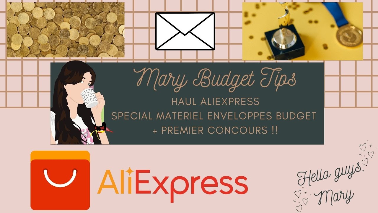 HAUL ALIEXPRESS / AMAZON - SPECIAL ORGANISATION BUDGETAIRE + PREMIER CONCOURS DE MA CHAINE YOUTUBE !