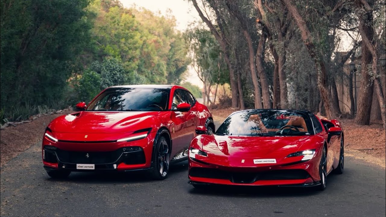 Ferrari Super Car Driving and best exhaus sound