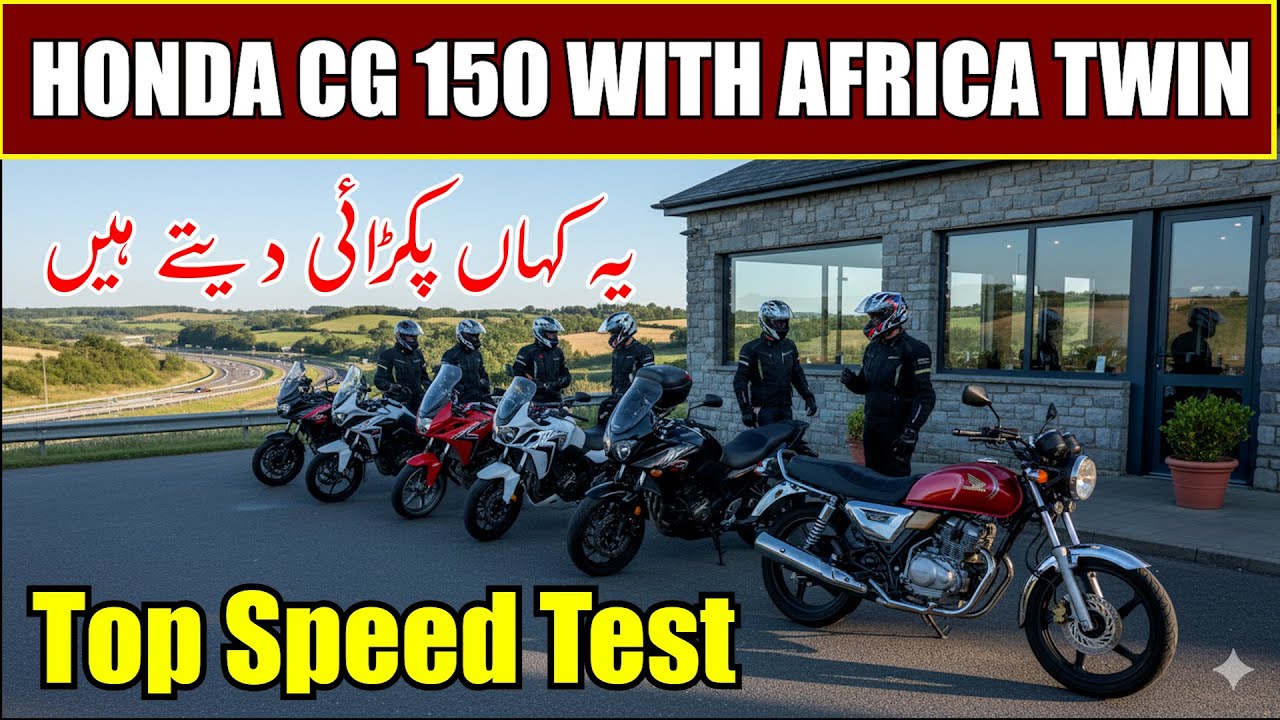 Honda CG 150 Meets Big Bikes on the Hills 😳 | Silent Ride & Top Speed Test