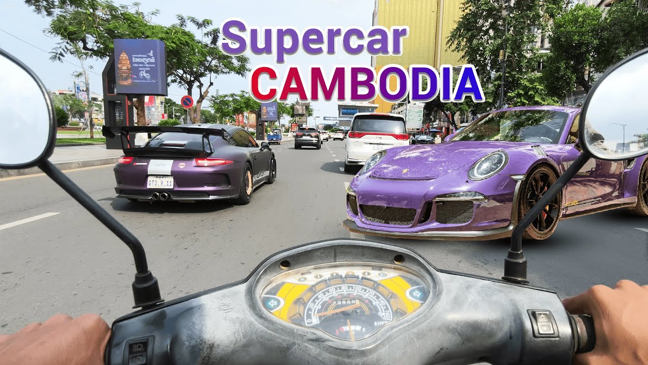 Spotted a Crazy Sport Car in Cambodia! The Sound Is Insane!🔥|| Video khmer vlog 10 || Vannin - Life