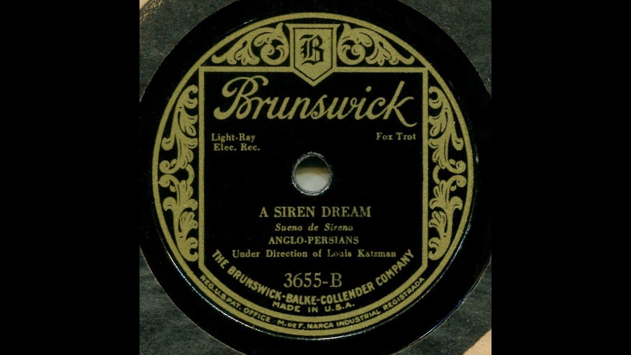 A Siren Dream--Anglo Persians, Dir. Louis Katzman, 1927