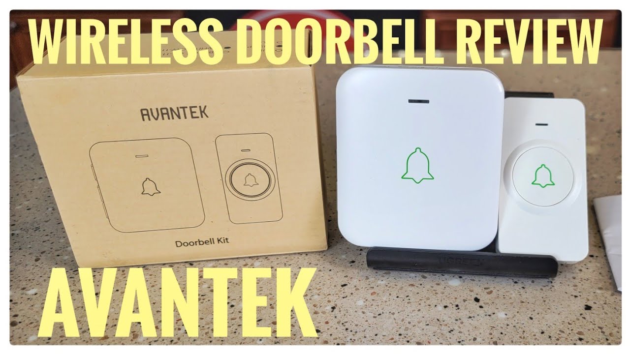 AVANTEK Wireless Doorbell Chime Battery Powered Review & How To Setup