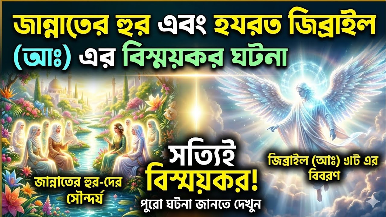 জান্নাতের হুর ও হযরত জিব্রাইল (আঃ) এর বিস্ময়কর এক ঘটনা | Islamic Real Story | #islamic