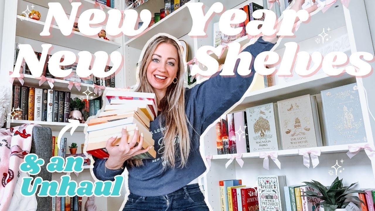 New Year, New Shelves! ✨ Book Unhaul & Bookshelves Reset!