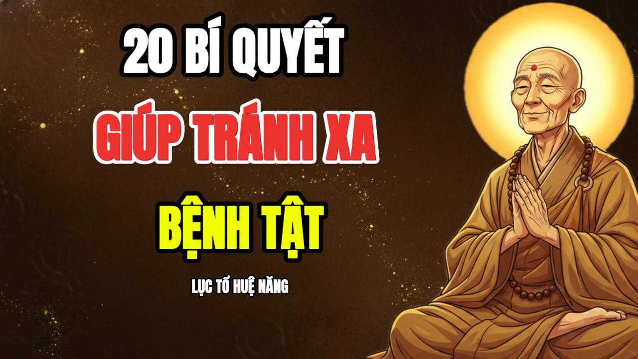 LỤC TỔ HUỆ NĂNG -  20 BÍ QUYẾT GIÚP TRÁNH XA BỆNH TẬT | PHẬT TẠI TÂM