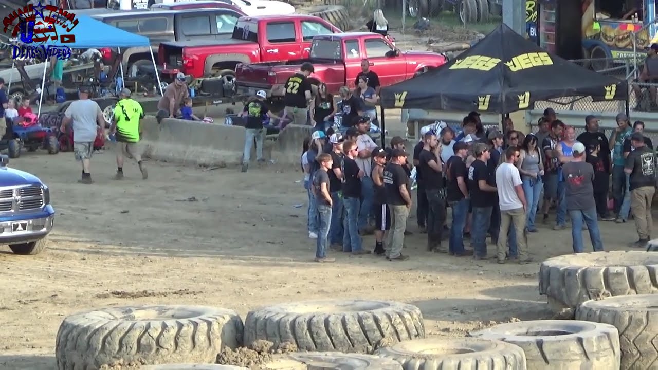 Fayette County Fair Demolition Derby Pits & Track Preview August 2nd, 2025 Full Size MWFA Hardcore