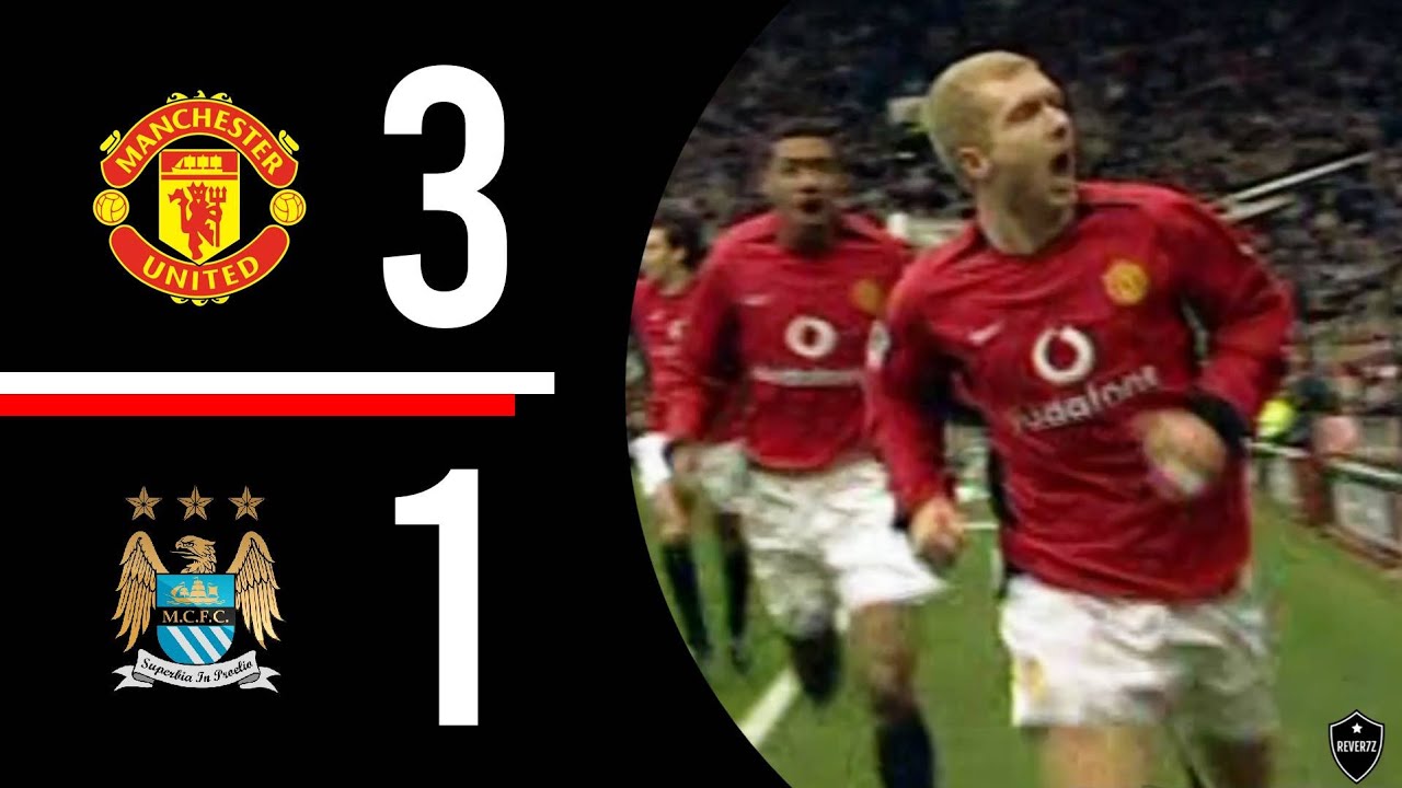 Manchester United v Manchester City | Highlights | 2003/2004