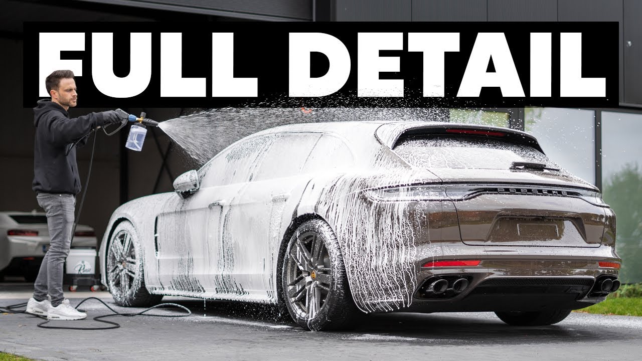 First Wash 2022 Porsche Panamera - Full Detail & Coating
