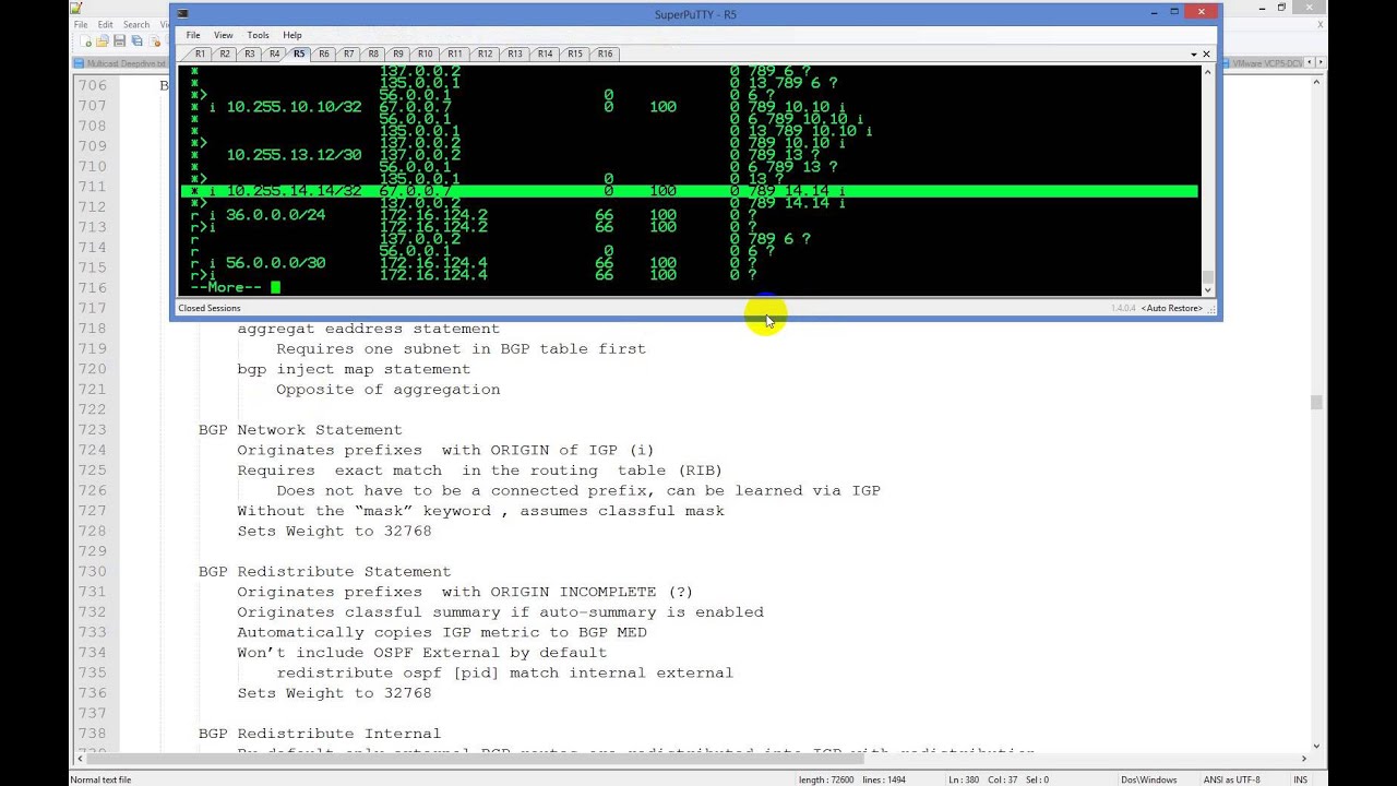 CCNPv2 Route 300 101 BGP NLRI Breakdown