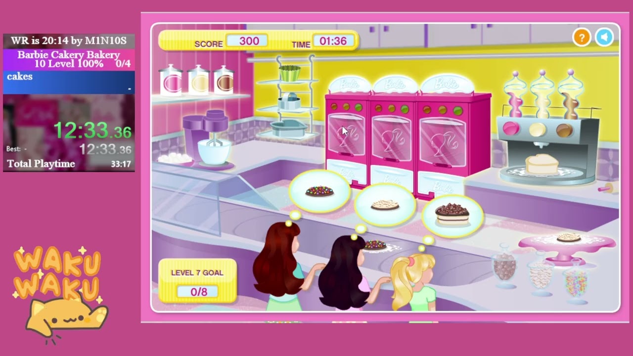 Barbie Cakery Bakery Speedrun (Any%) 