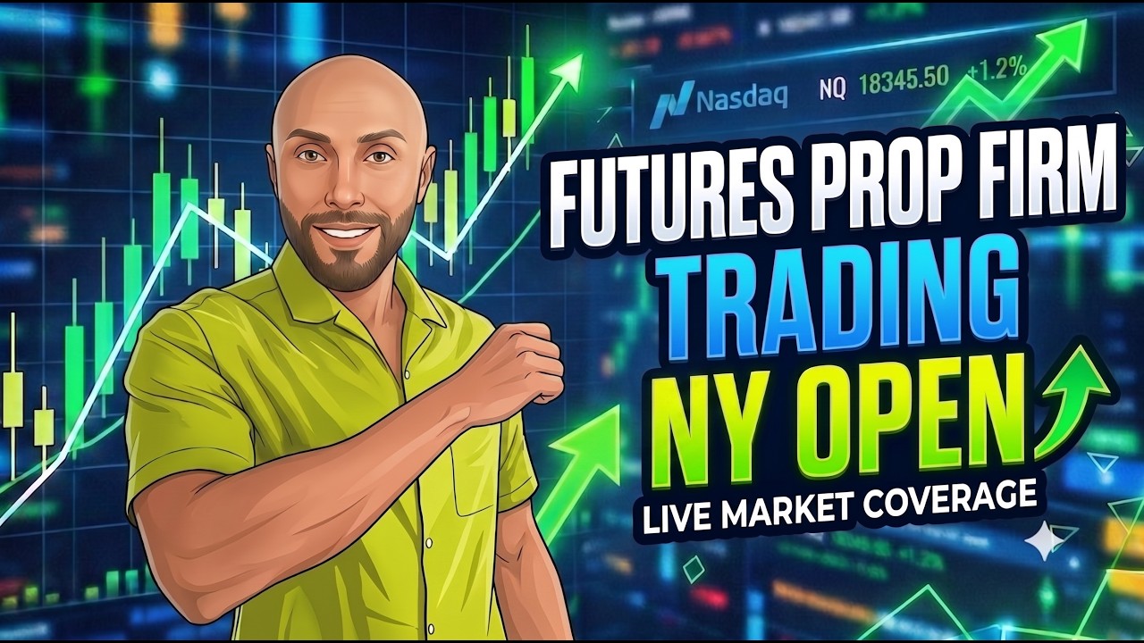 NQ LIVE Futures Day Trading - Market Sell Off