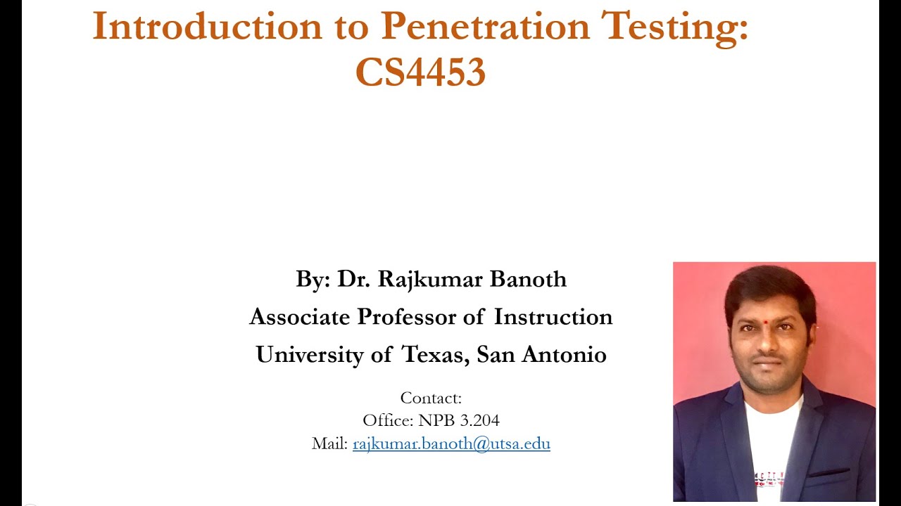Introduction to Penetration Testing