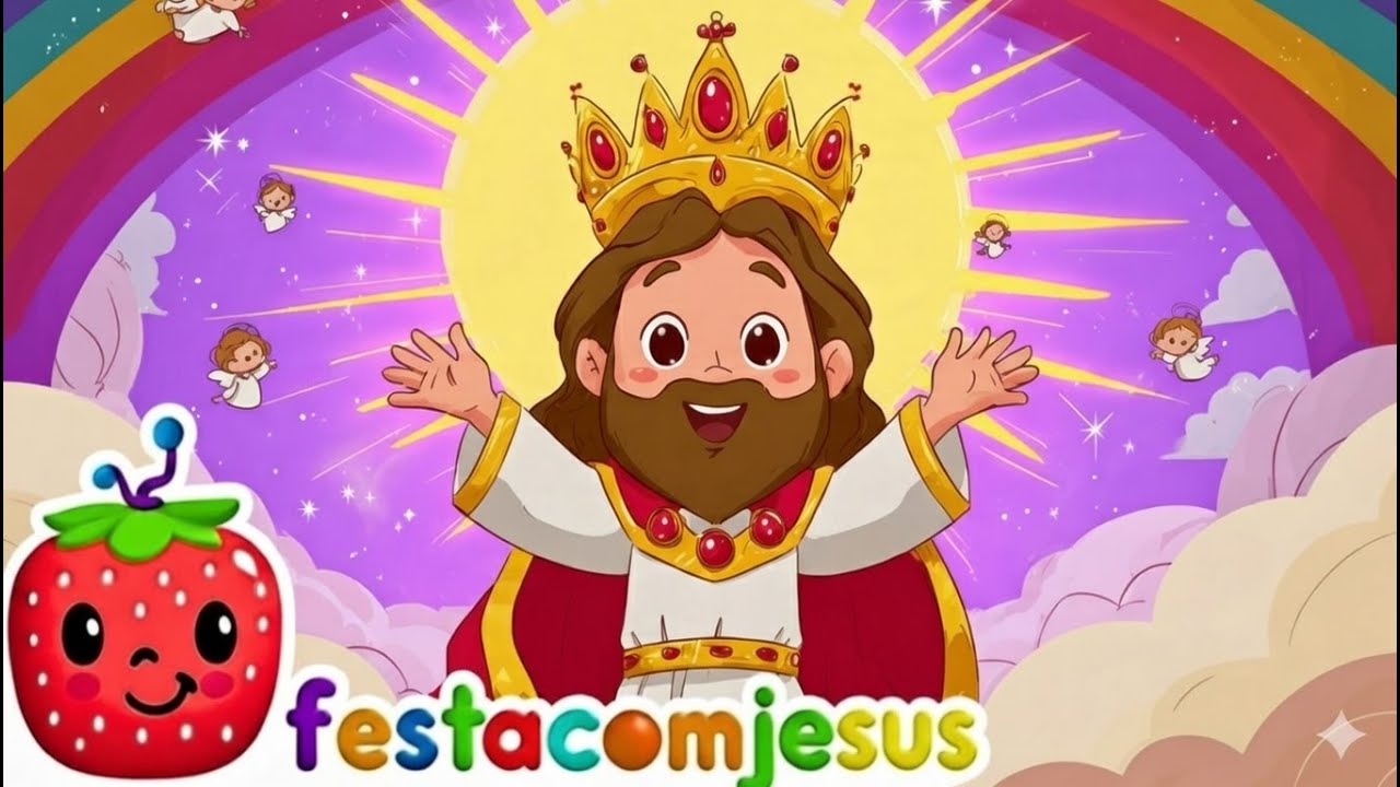 O Rei Esta Voltando | Músicas Infantis e Desenhos Animados Para Criança | Festa Com Jesus