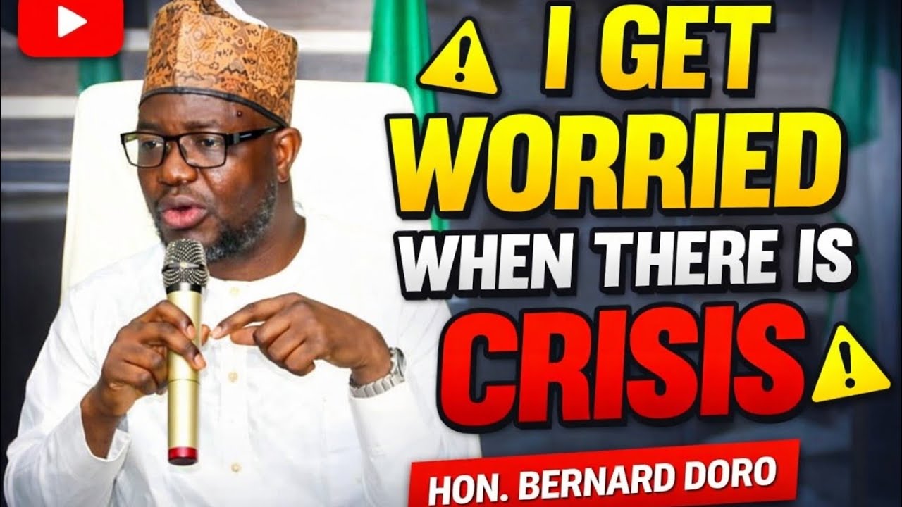 I Get Worried When There  is Crisis - Hon. Bernard Doro