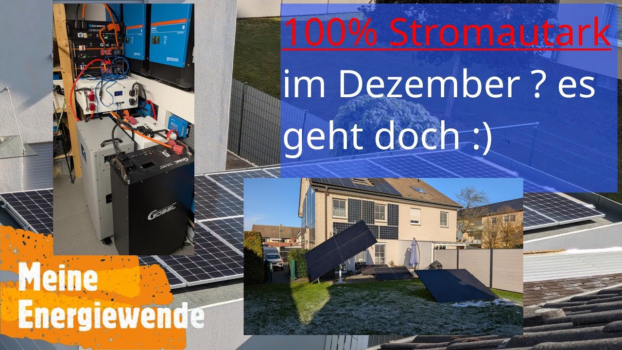 100% Stromautark im Dezember ? Funktioniert !