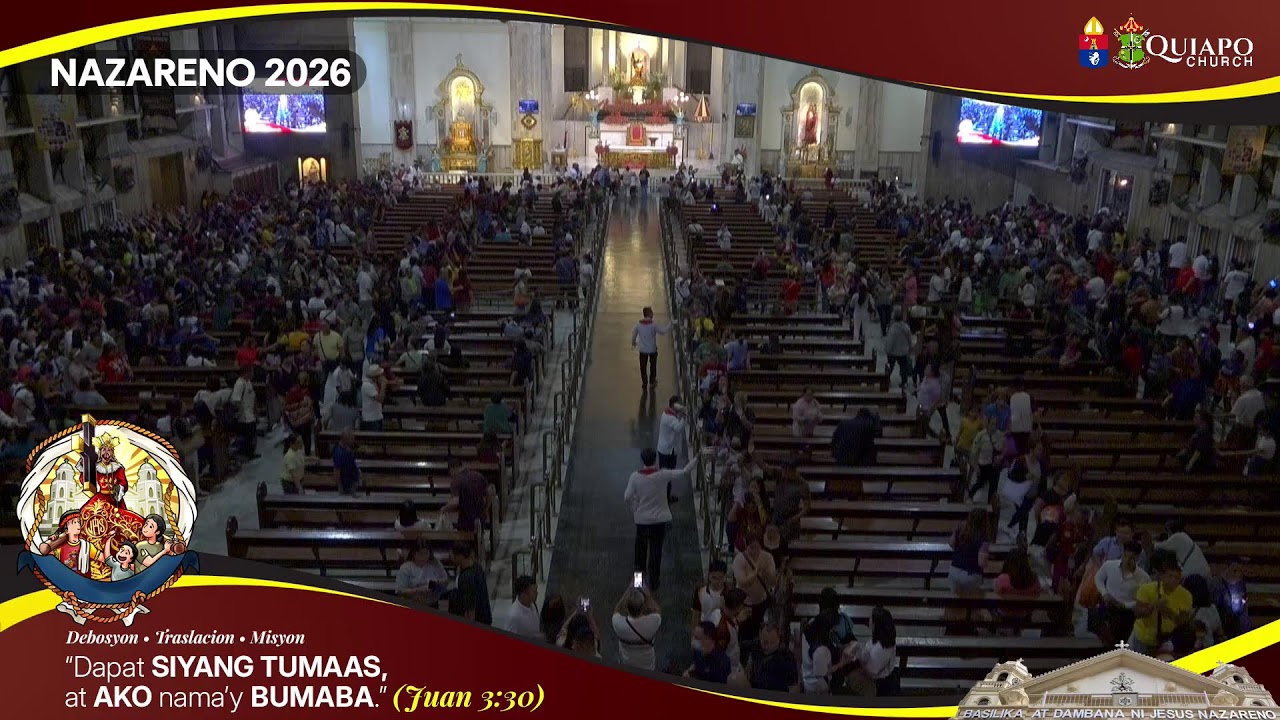 #QuiapoChurch 6PM LIVE MASS • 30 JAN .2026 • FRIDAY of the 3RD WEEK in Ordinary Time #QuiapoDay