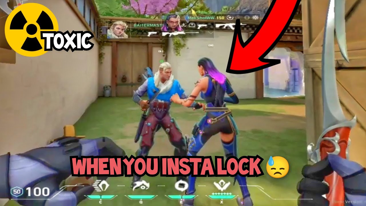 VALORANT Agent Insta Lock Toxicity in Mumbai Servers at all time HIGH | Valorant India Toxic Players
