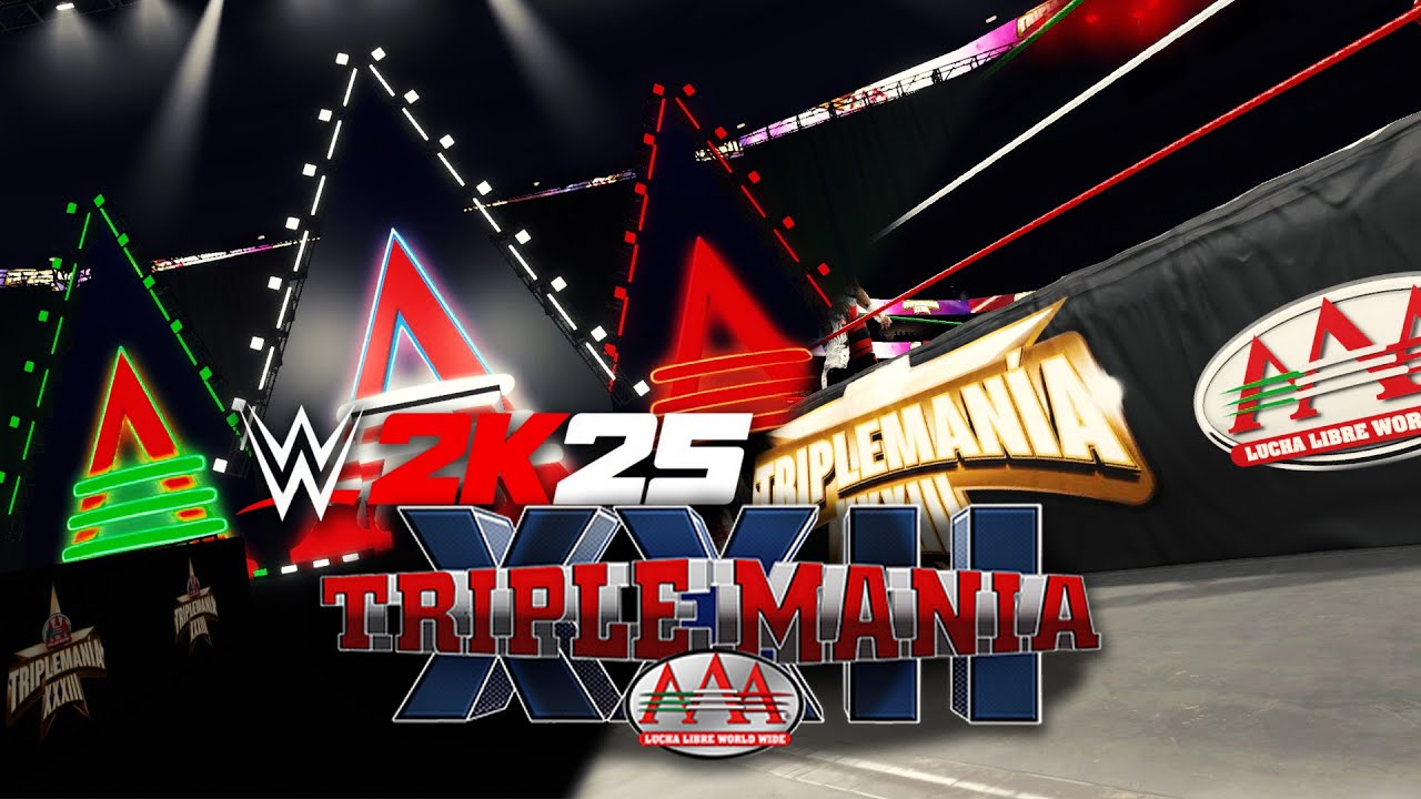 WWE 2K25 AAA TRIPLEMANIA 33 ARENA MOD | New WWE 2K25 Mods