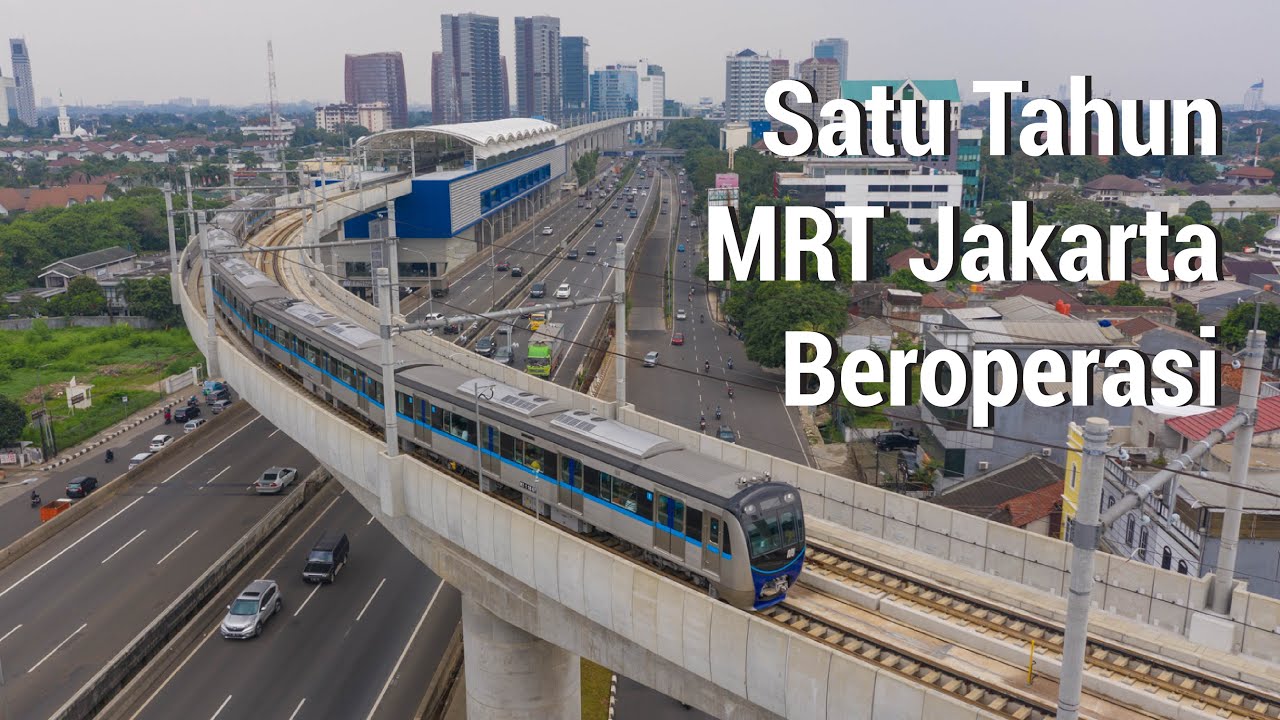 Satu Tahun MRT Jakarta Beroperasi