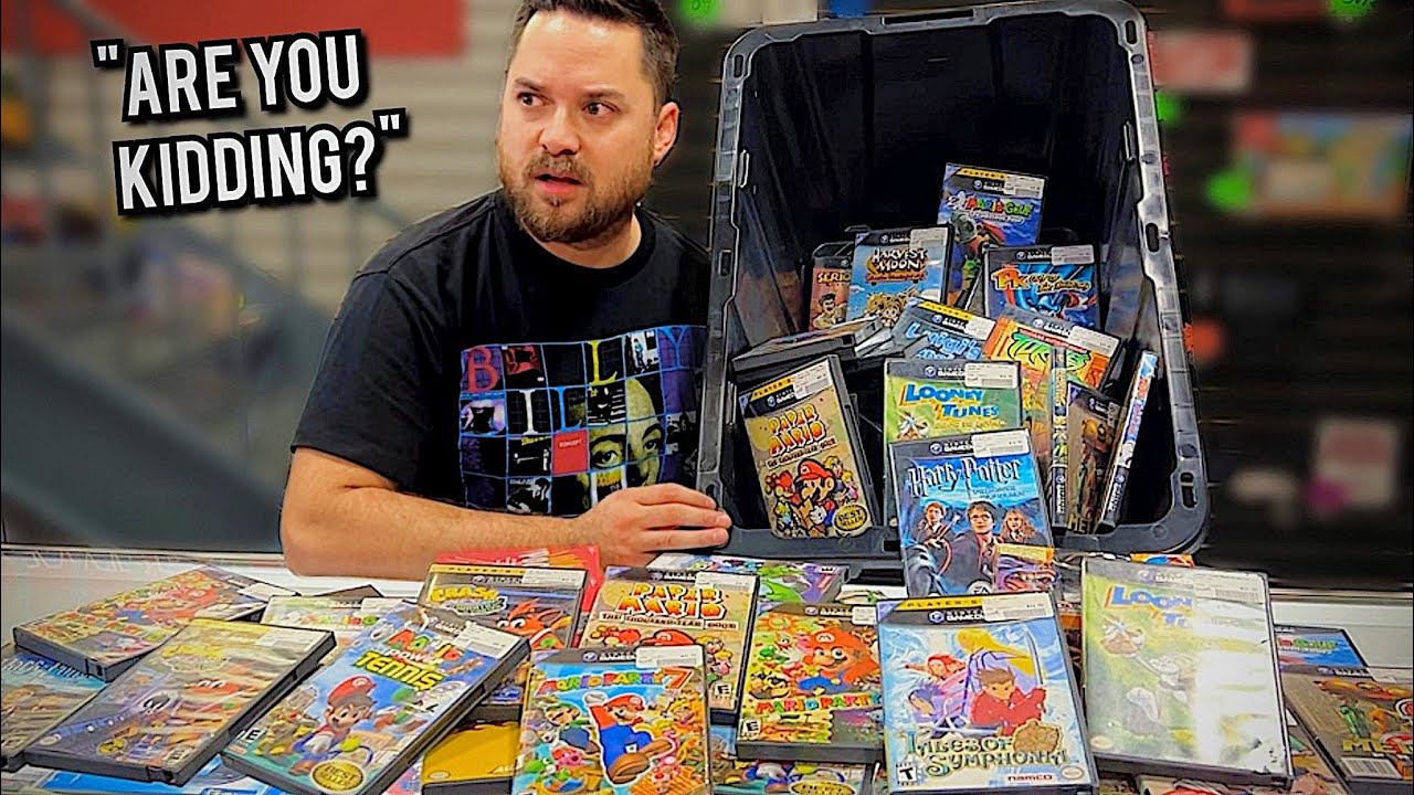 He sold us the LARGEST GAMECUBE COLLECTION we've seen