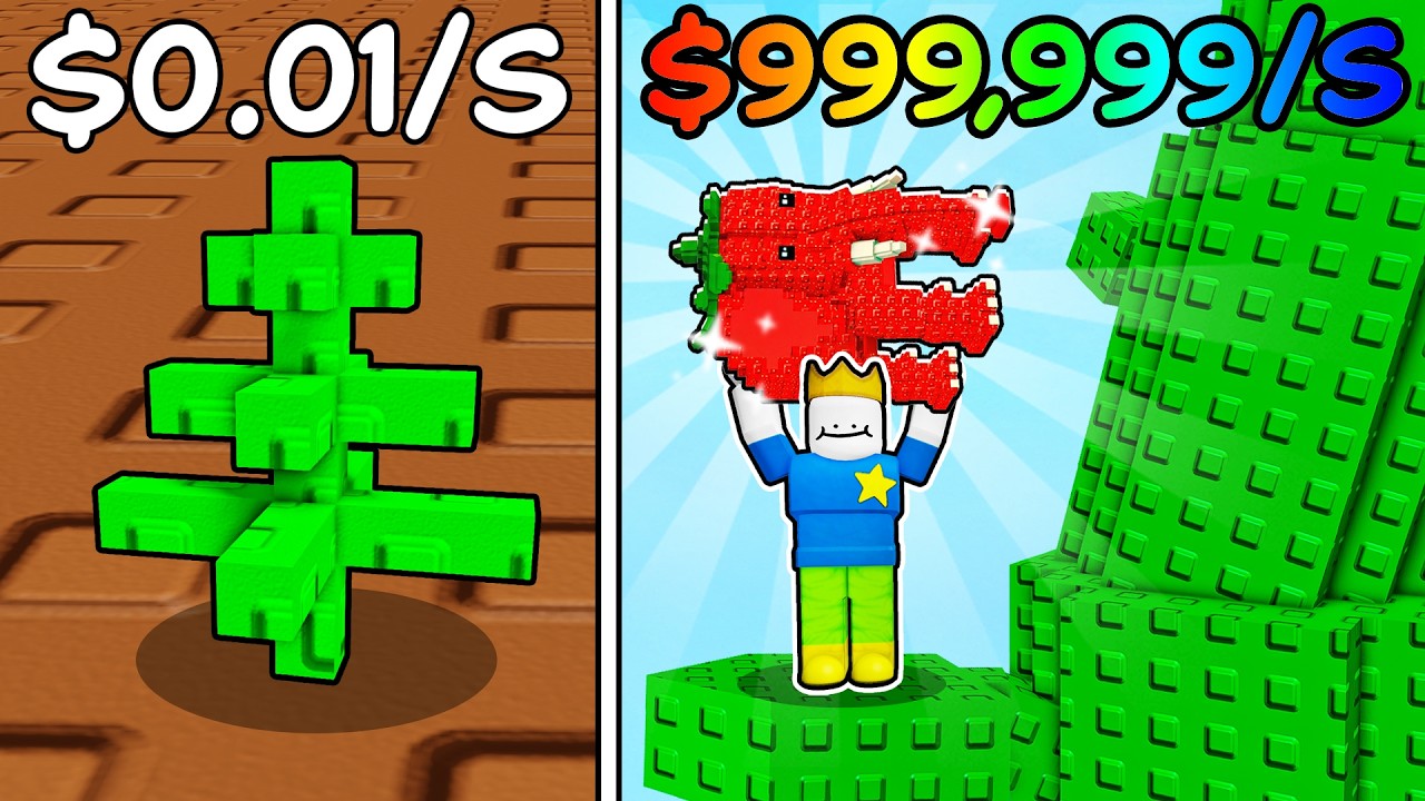 I Went From NOOB to TRILLIONAIRE in Roblox Grow Beanstalk for Brainrots!