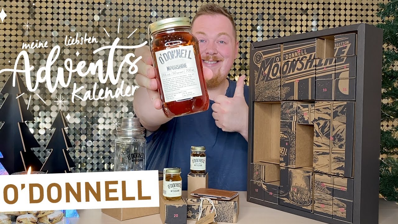 O'Donnell Moonshine Likör Adventskalender 2020 - Vorstellung & Unboxing