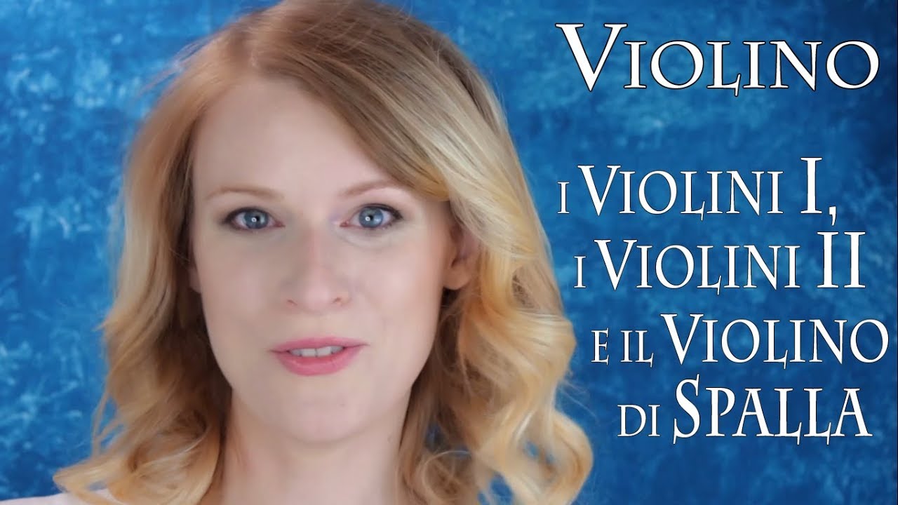 VIOLINO - i Violini I, i Violini II  e il Violino di Spalla