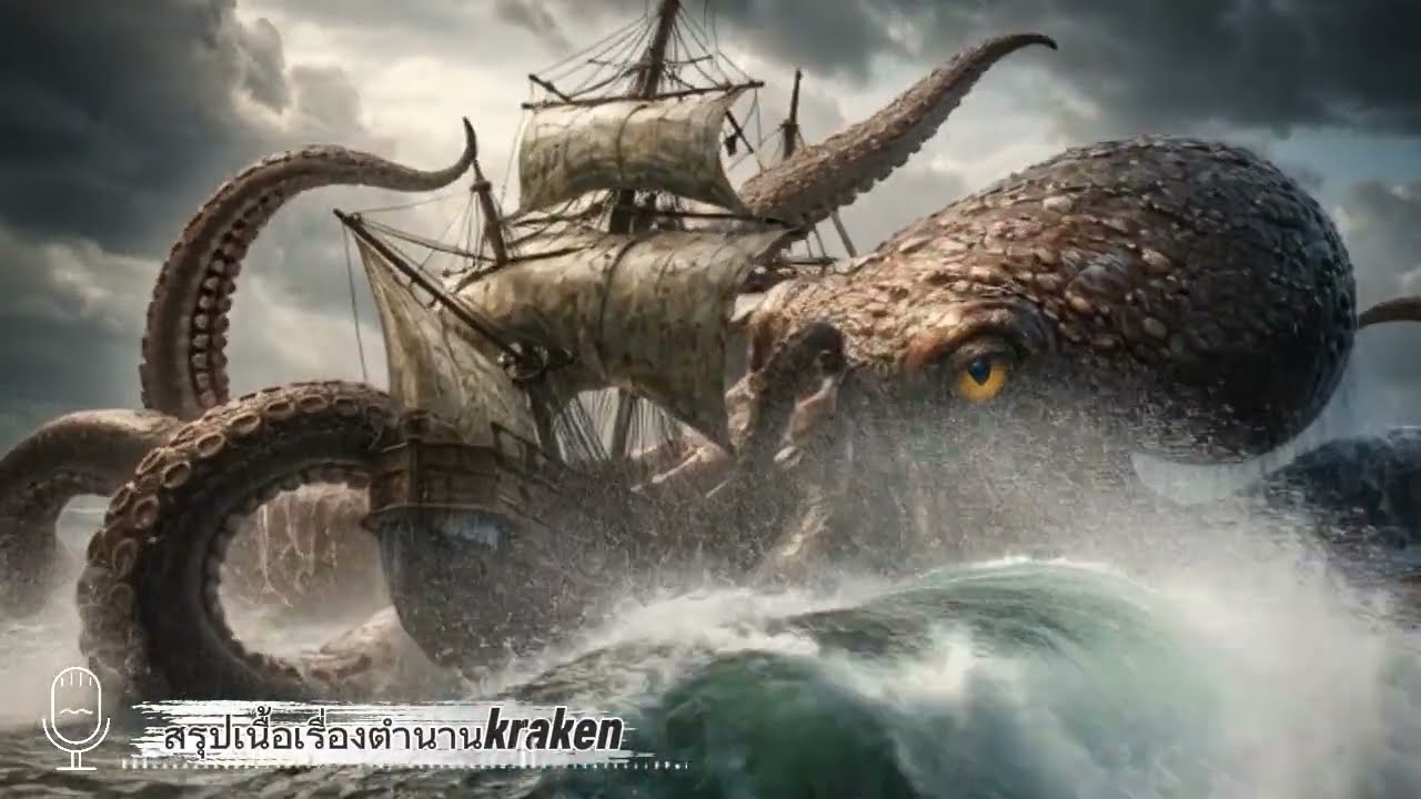 🐙 ตำนานคราเคน (Kraken) คืออะไร?#kraken #piratesofthecaribbean