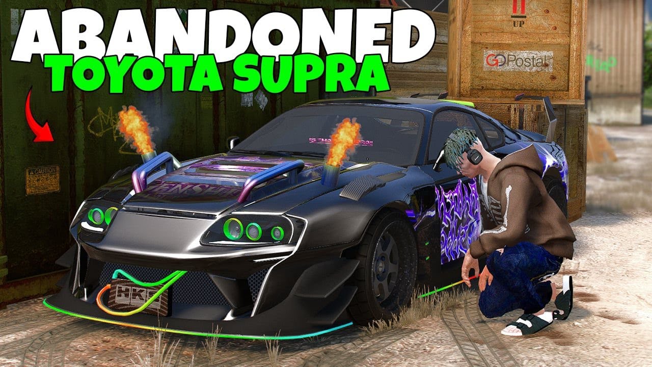 Restoring this Abandoned INSANE Supra - GTA V