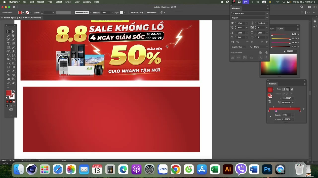 Bài Lab 8 - Thiết kế banner