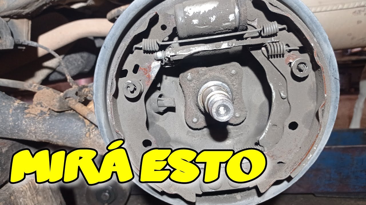 Cambio de cintas o balatas de freno termina así, mira el video