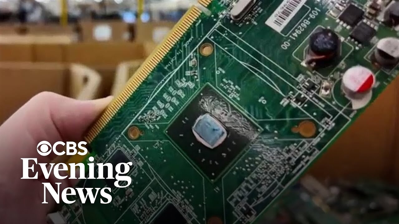 The less toxic way scientists are mining gold from electronic waste
