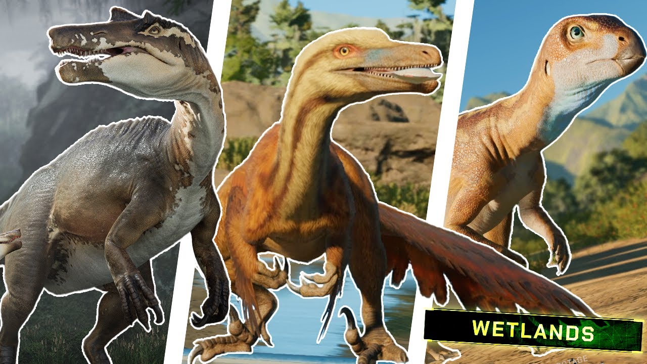 ALL DLC DINOS REVEALED! - Jurassic World Evolution 3 Wetlands