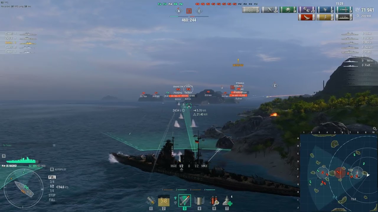 asymmetrischen t9 battelship torpeoschaden+schaden+basepunkt