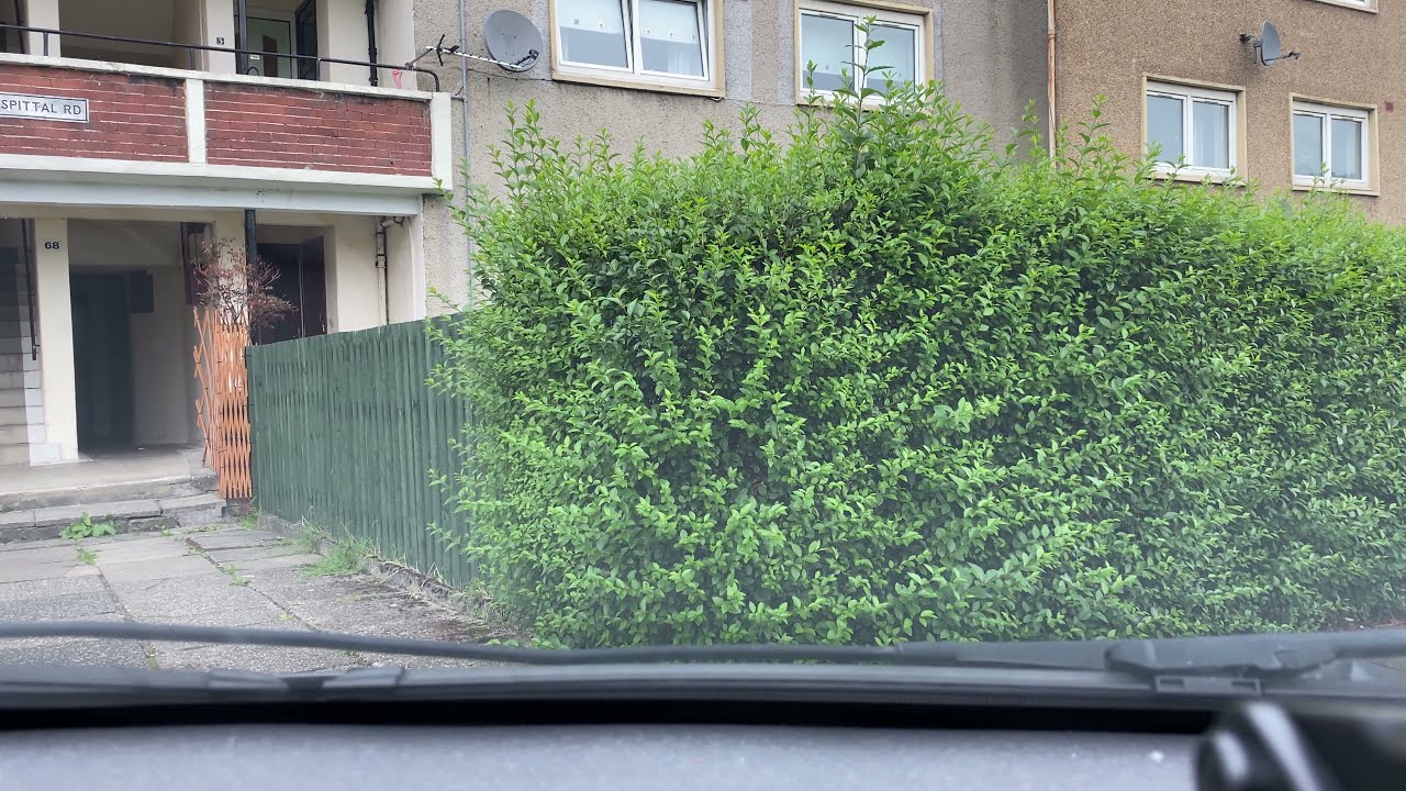 Driving in the West of Scotland - Spittal, Rutherglen - August 2021