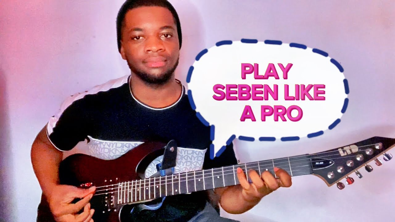 Comment jouer l’accompagnement  du seben comme un guitariste professionelle #guitar #tutorial