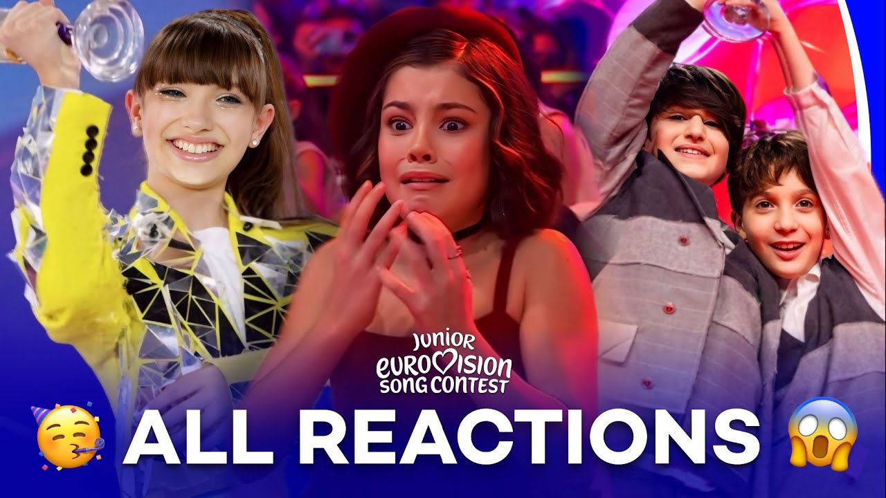ALL WINNING REACTIONS AT JUNIOR EUROVISION 🏆 (2003-2025)