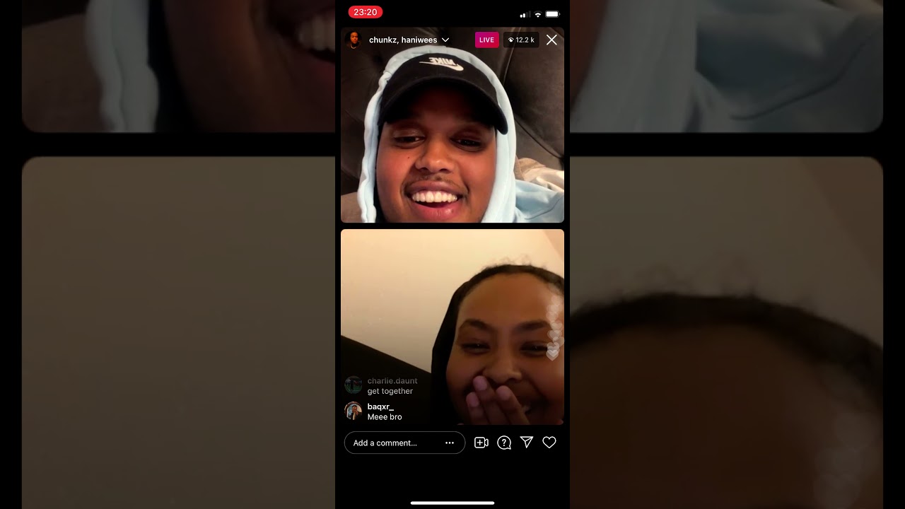 Chunkz on Instagram live after he Quit music Ft Darkest man